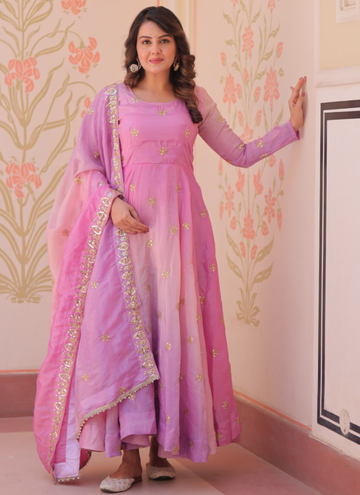 Captivating Sequence Work Georgette Silver Party Wear Lehenga Choli